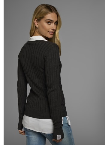 Kangaroos V-Ausschnitt-Pullover in anthrazit