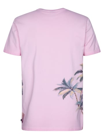 Petrol Industries T-Shirt mit Aufdruck Islandcrest in Rot