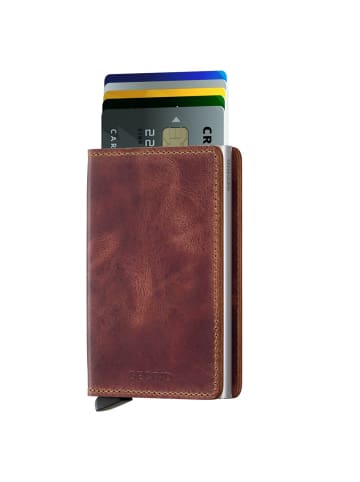 Secrid Vintage Slimwallet - Geldbörse RFID 6.8 cm in braun