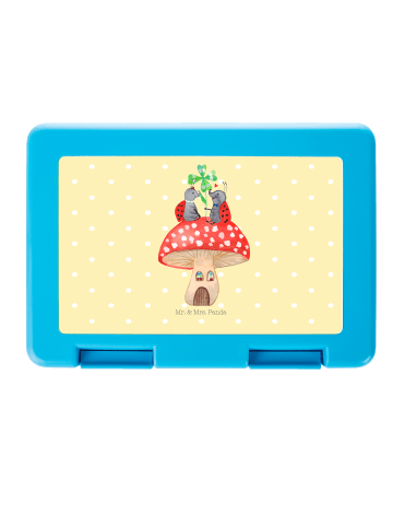 Mr. & Mrs. Panda Bento Box Marienkäfer Fliegenpilz ohne Spruch in Gelb Pastell