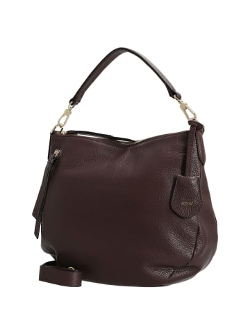 Abro Juna - Beuteltasche small 34 cm (camel) in burgundy