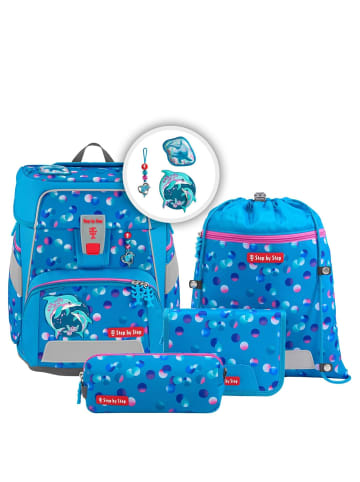 Step by Step Space - Schulranzen Set 5tlg. (Manta Rio) in Dolphin Finja