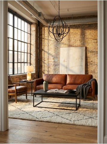 KADIMA DESIGN Couchtisch 120x60x40 cm Mango Massivholz / Metall Sofatisch