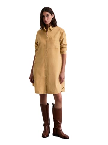 Marc O'Polo Hemdblusenkleid relaxed in pure sand