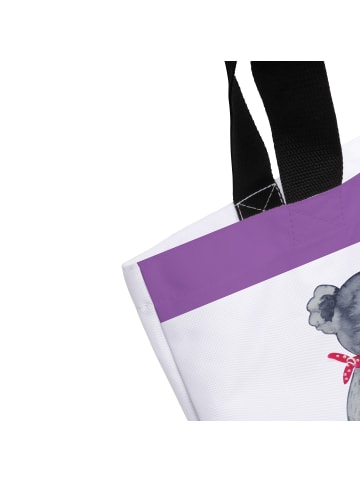 Mr. & Mrs. Panda Strandtasche Koala Künstler mit Spruch in Weiß