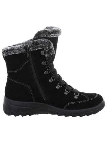 rieker Schnürstiefelette in schwarz