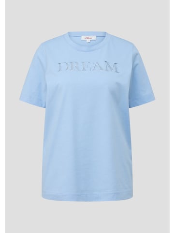 s.Oliver T-Shirt kurzarm in Blau