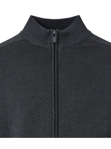 CASAMODA Strickjacke in Grauschwarz