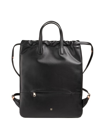 DuDu Ellesmere City Rucksack Leder 44 cm in black