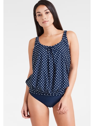 LASCANA Oversize-Tankini in marine-weiß