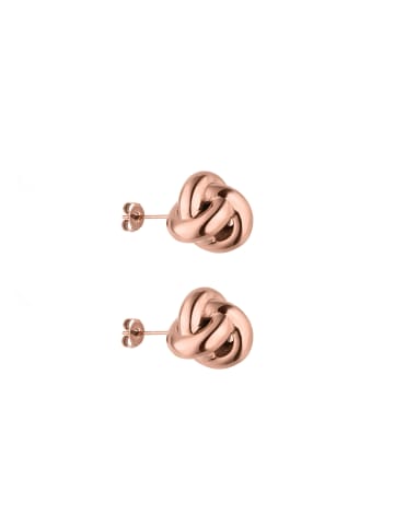 PURELEI Ohrringe Knot in Rosegold