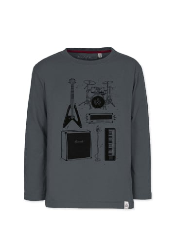 Band of Rascals Longsleeve " I wanna Rock " in grau