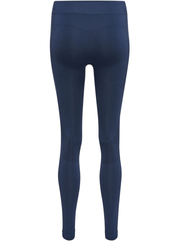 Hummel Hummel Tights Hmlmt Yoga Damen Atmungsaktiv Dehnbarem Feuchtigkeitsabsorbierenden Nahtlosen in INSIGNIA BLUE