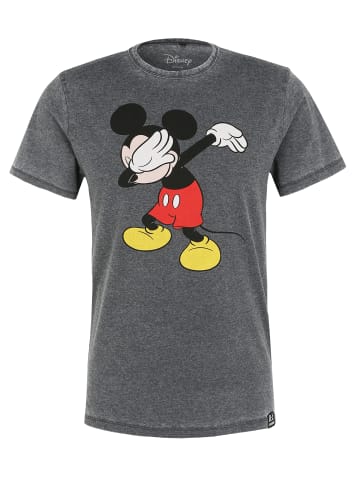 Recovered T-Shirt Disney Mickey Mouse Dabbing in Dunkelgrau