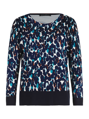 Betty Barclay Feinstrickpullover langarm in Dark Blue/Petrol