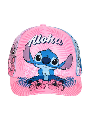 Stitch Disney Angel Kinder Kappe Rosa Blau in Mehrfarbig