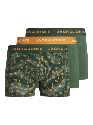 JACK & JONES Junior 3er Pack Boxershorts JACULA in dark green