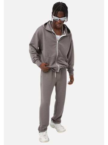 COFI 1453 Zweiteiler Jogginganzug Set in Grau