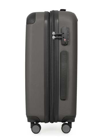 Hauptstadtkoffer Spree - Koffer Handgepäck Bordgepäck Trolley 55 x 36 x 21 cm erweiterbar max. 42 L, TSA in Graphit