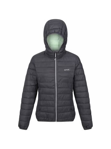 Regatta Steppjacke Hooded Hillpack in Dunkelgrau