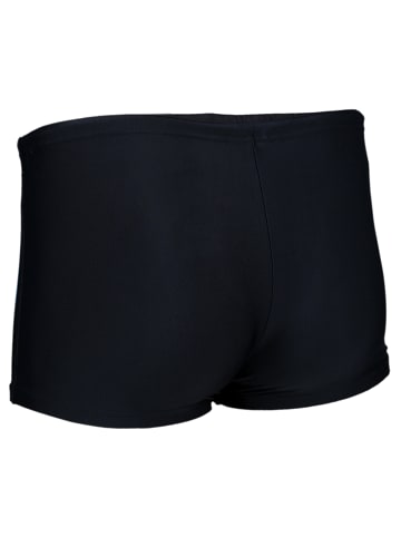 Aquarti Aquarti Herren Badehose Kurz Sportlich Streifen in schwarz/rot