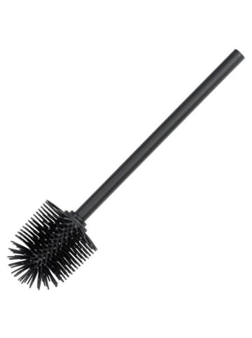 Wenko WC-Bürste aus Silikon in Schwarz, (B) 8 x (H) 35 x (L) 8 cm