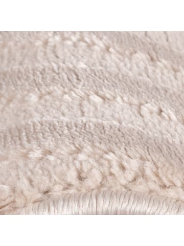 KADIMA DESIGN Teppich Kurzflor Raumtiefe-Muster Polypropylen Wohnzimmer in Beige