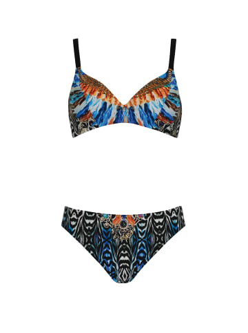 SUNFLAIR Bikini in schwarz/bunt