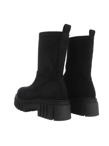 Ital-Design Stiefelette in Schwarz