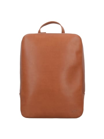 Jost Futura Rucksack Leder 39 cm Laptopfach in cognac