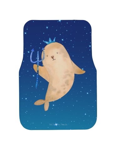 Mr. & Mrs. Panda Autoteppich Sternzeichen Wassermann ohne Spruch in Sternenhimmel Blau