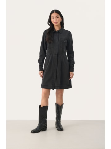 PART TWO Denimkleid FrejaPW Gerade Passform in Washed Black Denim