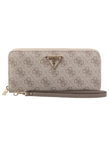 Guess SWSG7459146 LAUREL II SLG LARGE ZIP AROUND Woman Portmonnaies in dark taupe logo