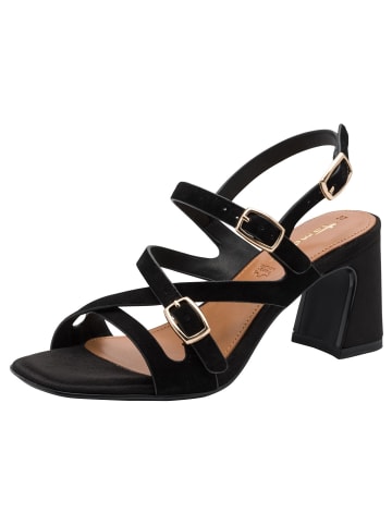 Tamaris Sandalette in BLACK SUEDE