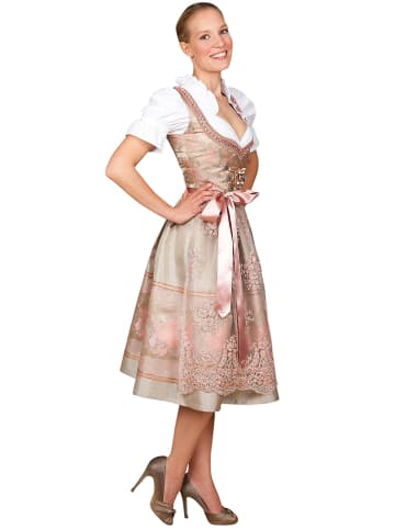 Edelnice Midi Dirndl 2-teilig Rosalie in rose