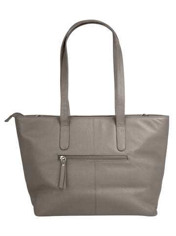 Bruno Banani Shopper echt Leder in grau