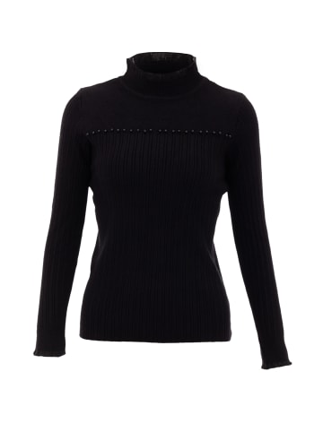CARNEA Damen Strickpullover in Schwarz