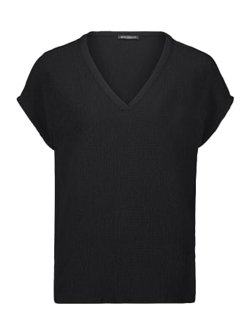 Betty Barclay Basic Shirt mit V-Ausschnitt in Schwarz