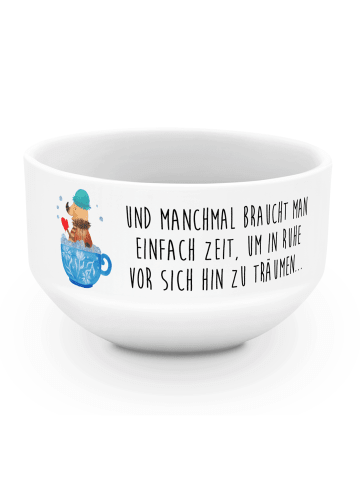 Mr. & Mrs. Panda Suppenschüssel Nachtfalter Schaumbad mit Spruch in Weiß