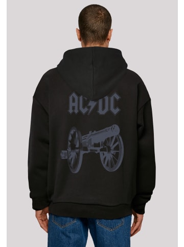 F4NT4STIC Ultra Heavy Hoodie ACDC Rock Band Cannon Tie Dye in schwarz