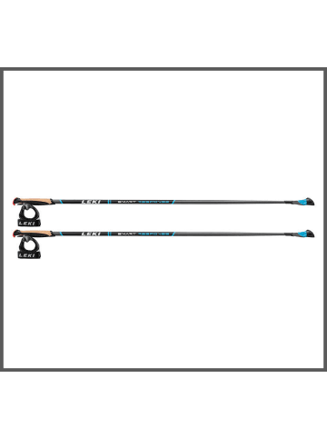 LEKI Walking-Stöcke in schwarz