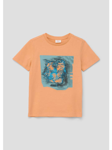 S. Oliver T-Shirt kurzarm in Orange