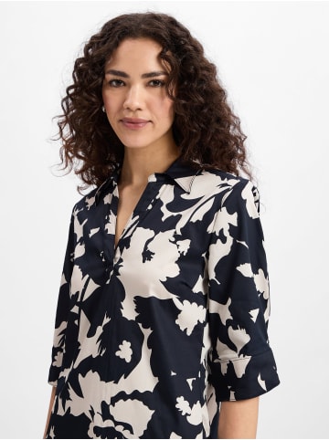 comma Kleid in schwarz beige - 0001