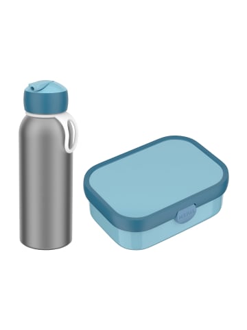 Mepal 2er Set Lunchset mit Thermoflasche Campus in Cool Blue