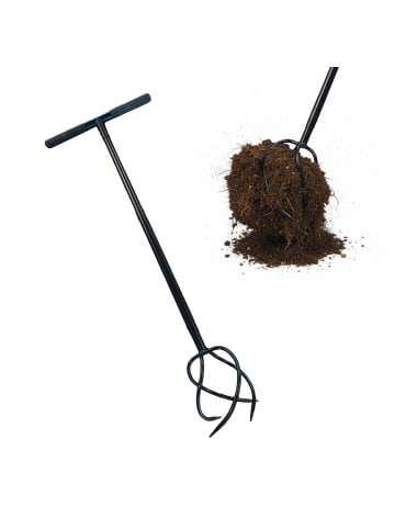 relaxdays Gartenkralle in Schwarz - (B)40 x (H)100 x (T)20 cm