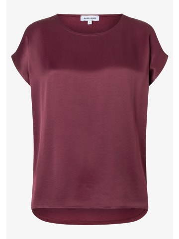 More & More Satin-T-Shirt in aubergine - 0002