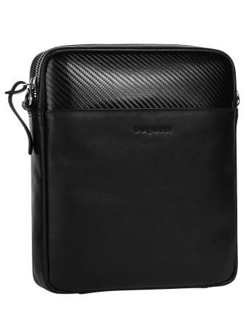Bugatti Umhängetasche COMET BAGS echt Leder in schwarz