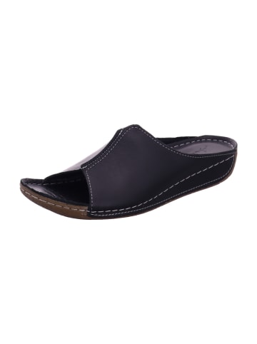 Esgano Damenpantolette sportlich flach Da.-Pantolette in  Schwarz