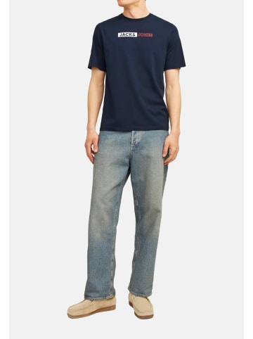 Jack & Jones T-Shirt Corp in Navy blazer