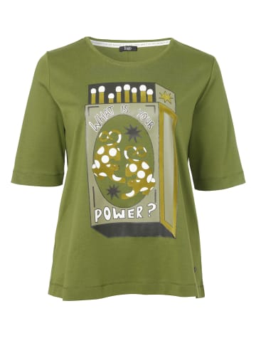 FRAPP  T-Shirt Jugendliches T-Shirt mit grafischem Motiv in moss multicolor